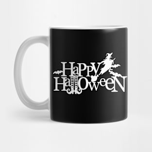 "Happy Halloween" Spooky Season Trick or Treat Black Mug